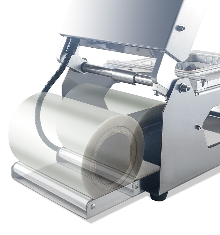 Slide-Out Film Roll Storage System Packaging Material Loading Mechanism