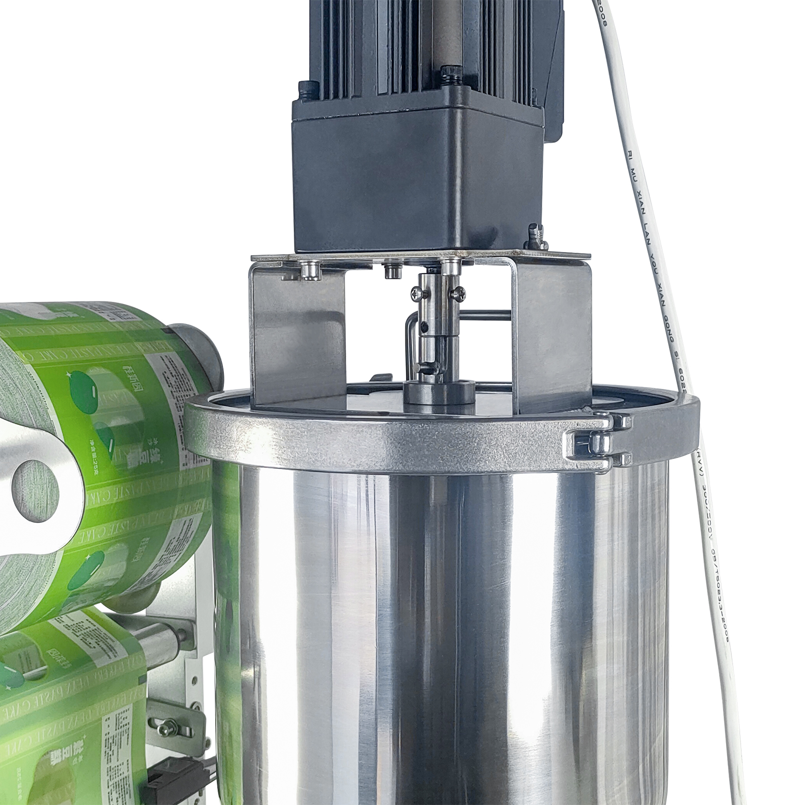 DFJ-200 Sauce Filling Machine Pneumatic Sealing Mixing System High-Precision