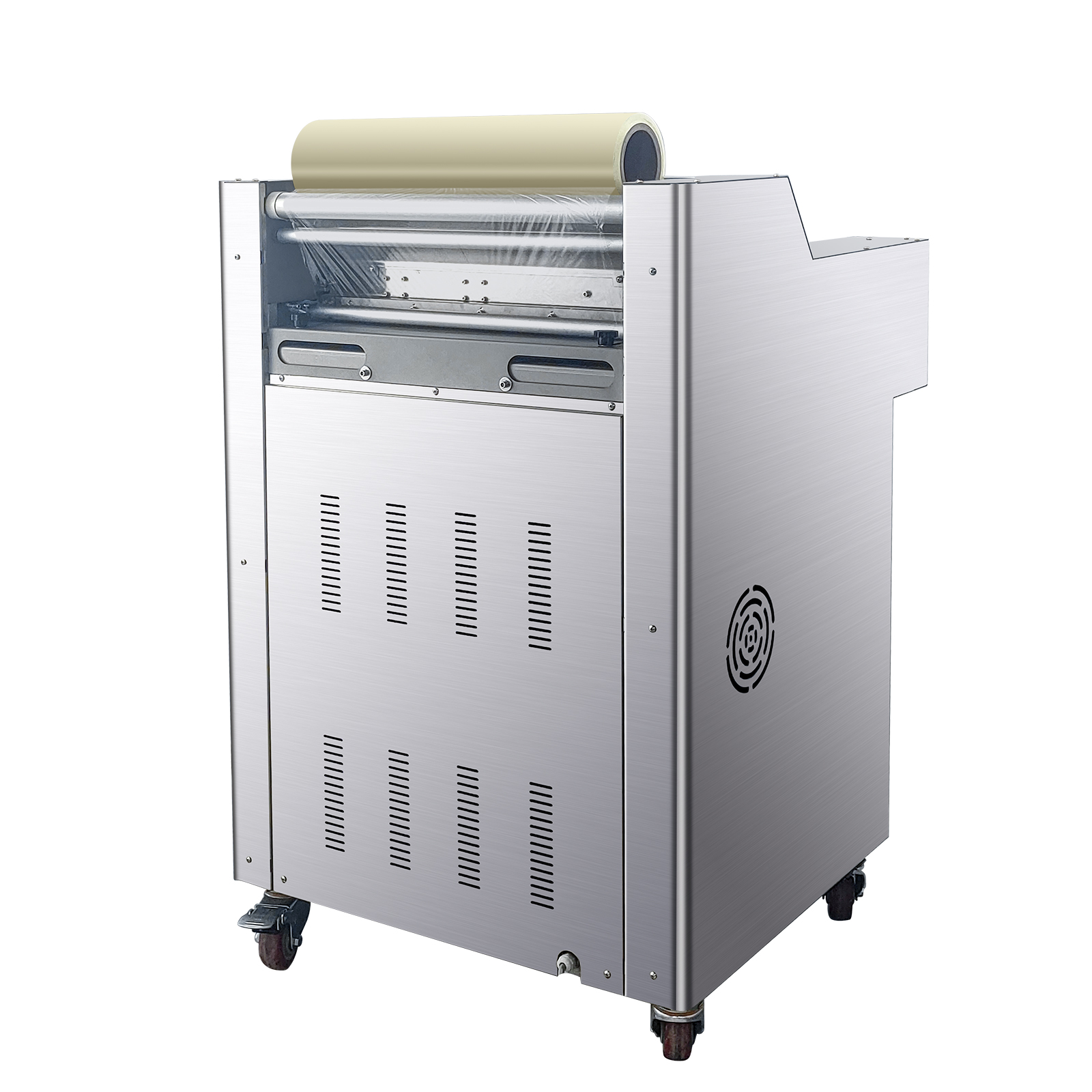 iWarp Vertical Semi-Automatic Plastic Wrap Machine Universal for Fruits/Vegetables with/without Trays