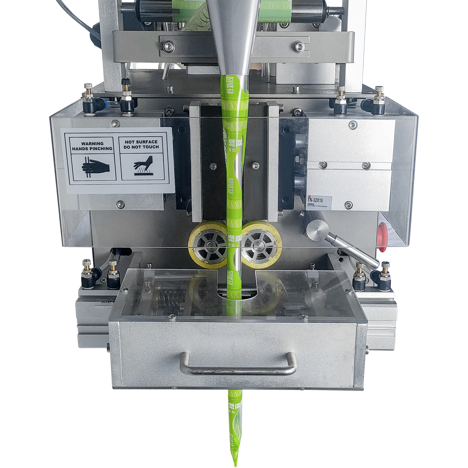 DFJ-200 Sauce Filling Machine Pneumatic Sealing Mixing System High-Precision