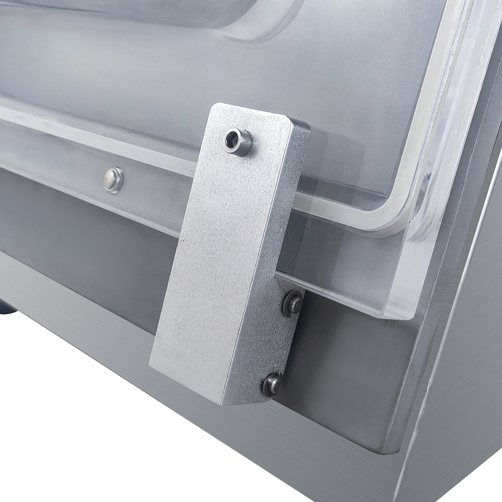 DZX-300 Tilted Vacuum Sealer for Upright Bags - Stationary Design with Swivel Wheels, Ideal for Home & Commercial Us